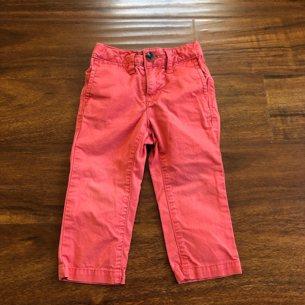 Old Navy coral chinos